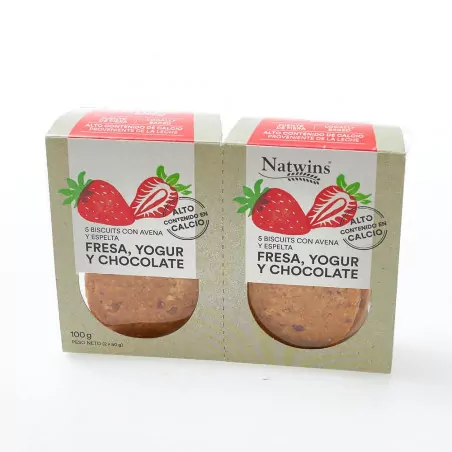 NATWINS DUO FRESA CHOCOLATE Y YOGUR 10X100GR